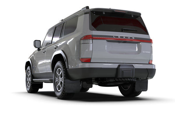 Rally Armor 2024 + Lexus GX 550 Premium / Luxury Black UR Mud Flap - Silver Logo