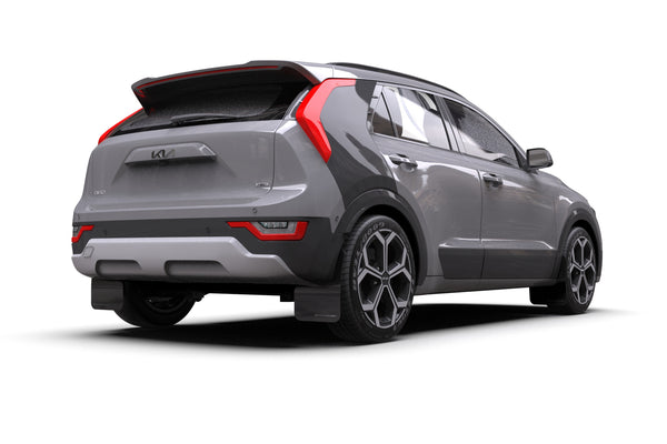 Rally Armor 2023 + Kia Niro SG2 Black UR Mud Flap Dark Grey Logo