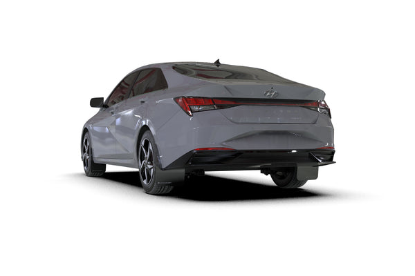 Rally Armor 2021 - 2023 Hyundai Elantra (Will Not Fit Elantra N/N Line) Black UR Mud Flap w/ Grey Logo