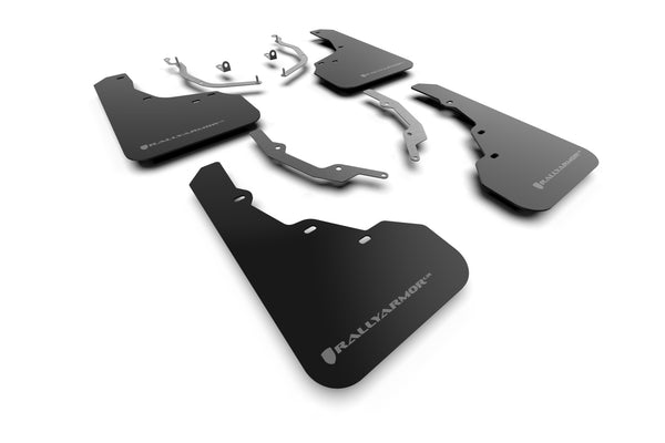 Rally Armor 2022 + Hyundai Santa Cruz Black Mud Flap w/ Grey Logo