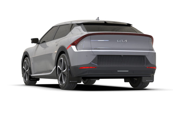 Rally Armor 2022 + Kia EV6 Black UR Mud Flap Dark Grey Logo
