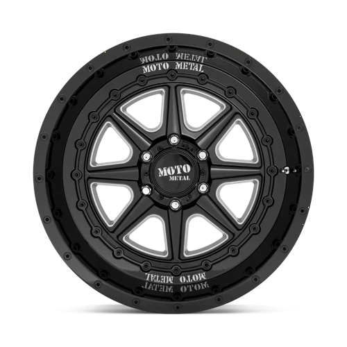 Moto Metal MO801 PHANTOM Gloss Black Milled 20x10 -18 5x127mm 71.5mm