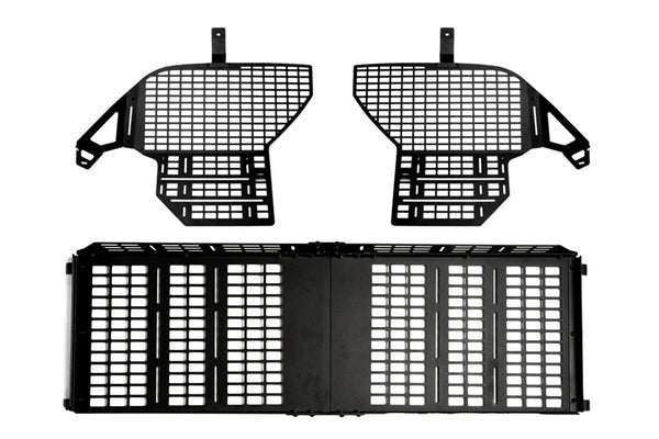 Cali Raised 2010 - 2024 Toyota 4Runner Interior Rear Molle Panel - 2 Row Seating / Both Sides & Upper Tray