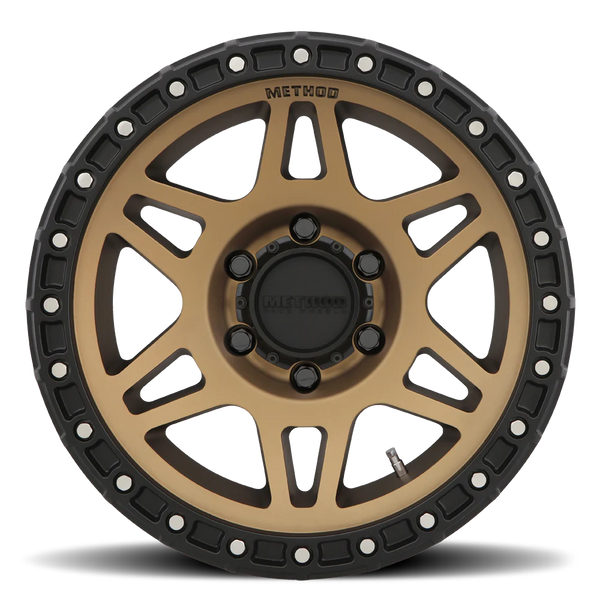 Method MR312 18x9 +18mm Offset 6x5.5 106.25mm CB Method Bronze/Black Street Loc Wheel