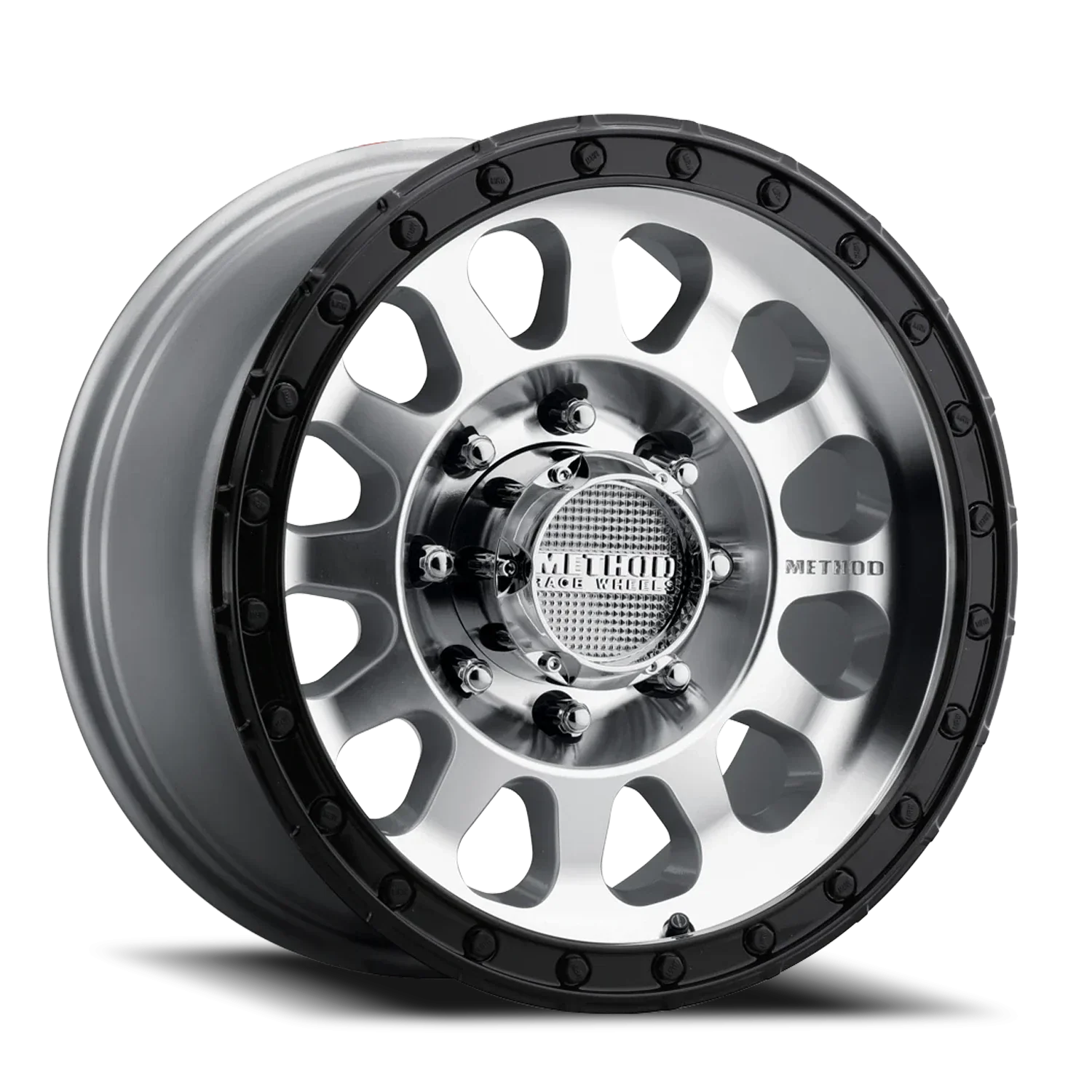 Method MR315 17x9 -12mm Offset 8x6.5 8x135 130.81mm CB Machined Wheel - Gloss Black Lip