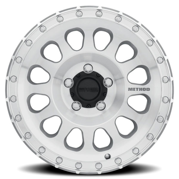 Method MR315 17x8.5 0mm Offset 5x150 110.5mm CB Machined/Clear Coat Wheel