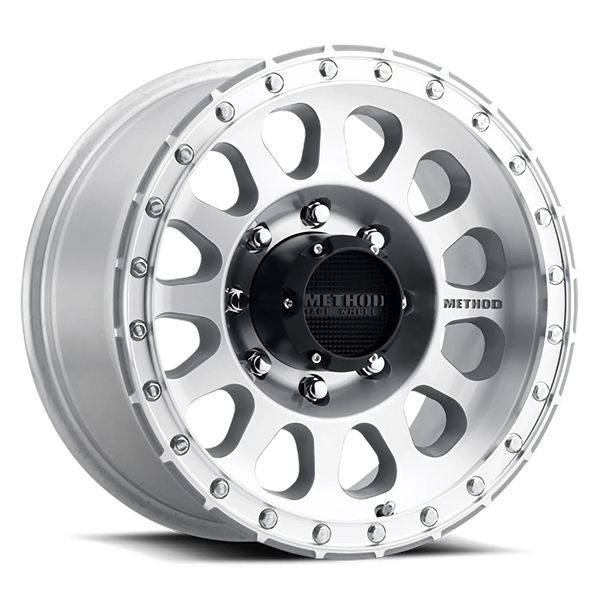 Method MR315 17x8.5 0mm Offset 8x6.5 8x165.1 130.81mm CB Machined/Clear Coat Wheel