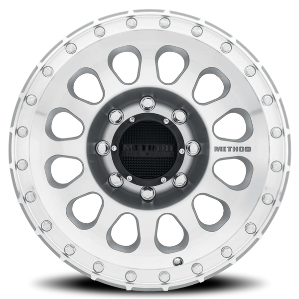 Method MR315 17x8.5 0mm Offset 8x6.5 8x165.1 130.81mm CB Machined/Clear Coat Wheel