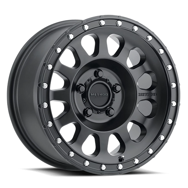 Method MR315 17x8.5 0mm Offset 5x5 5x127 71.5mm CB Matte Black Wheel