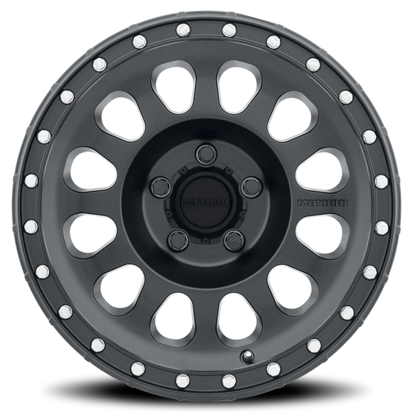 Method MR315 17x8.5 0mm Offset 5x5 5x127 71.5mm CB Matte Black Wheel