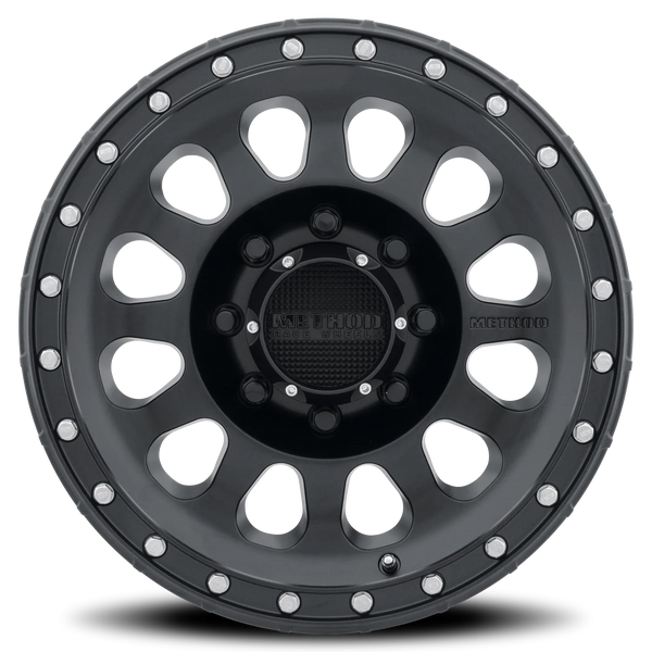 Method MR315 17x8.5 0mm Offset 8x6.5 8x165 130.81mm CB Matte Black Wheel
