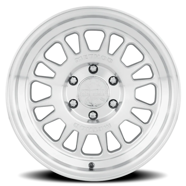 Method MR318 17x8.5 / 6x5.5 6x139.7 BP / 0mm Offset / 106.25mm CB Machined-Clear Coat