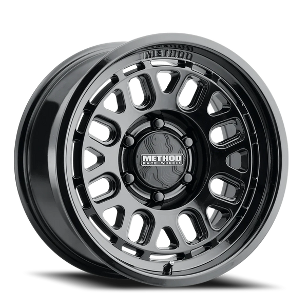 Method MR321 17x8.5 +25mm Offset 6x5.5 BP 106.25mm CB Gloss Black Wheel