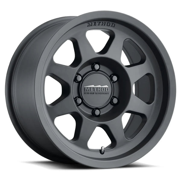Method MR701 18x9 +18mm Offset 6x5.5 106.25mm CB Matte Black Wheel Bead Grip