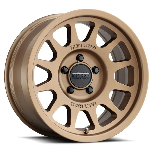 Method MR703 17x7.5 +50mm Offset 5x130 78.1mm CB Method Bronze Wheel
