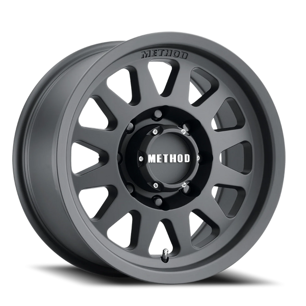Method MR704 17x8.5 0mm Offset 8x170 130.81mm CB Matte Black Wheel