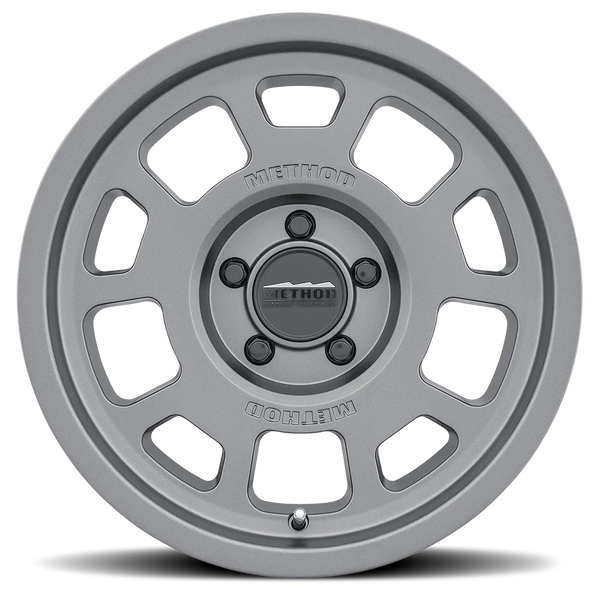 Method MR705 17x8.5 +35mm Offset 5x150 110.5mm CB Titanium Wheel