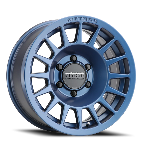 Method MR707 17x8.5 0mm Offset 6x5.5 6x139.7 106.25mm 4.72in BS Bahia Blue Wheel