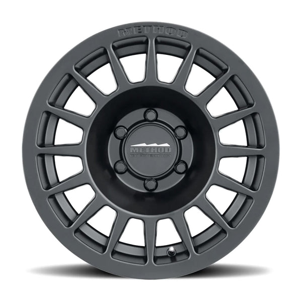Method MR707 Bead Grip 17x7.5 / 50mm Offset / 6x130 BP / 84.1mm CB / 6.2in BS Matte Black Wheel