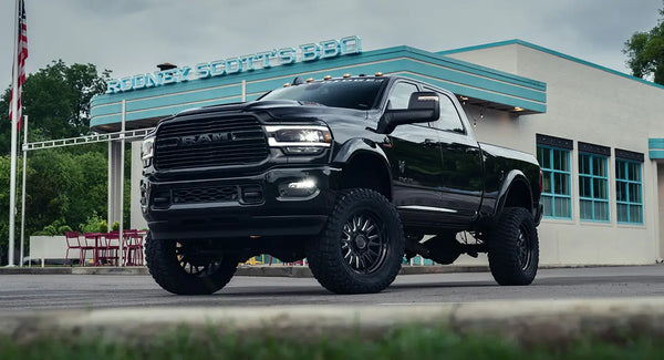 Method Raised MR802 20x10 / 8x180 BP / -18mm Offset / 124.1mm Bore - Double Black Milled Wheel