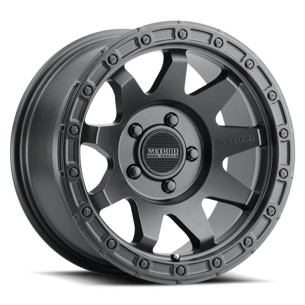 Method MR317 17x8.5 0mm Offset 5x150 110.5mm CB Matte Black Wheel