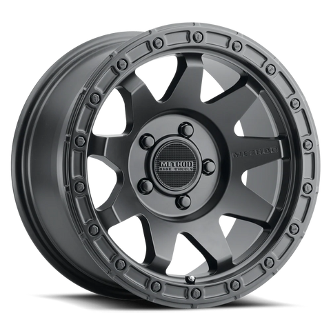 Method MR317 17x8.5 0mm Offset 5x150 110.5mm CB Matte Black Wheel