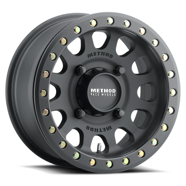 Method MR401 UTV Beadlock 14x7 / 5+2/38mm Offset / 4x156 / 132mm CB Matte Black Wheel