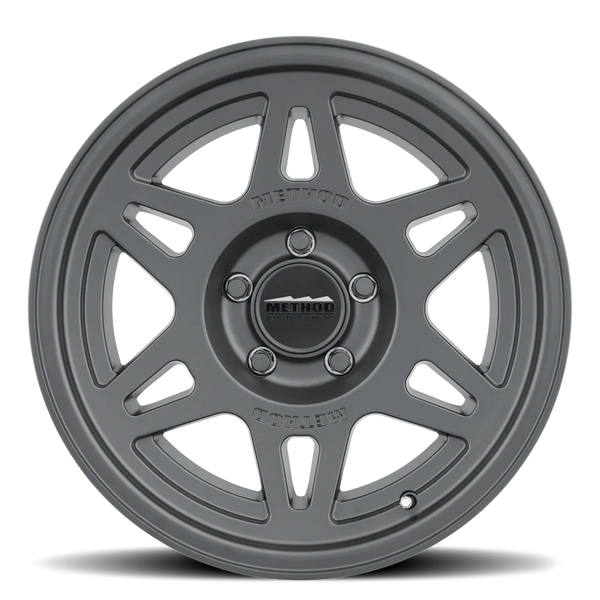 Method MR706 Bead Grip 17x8.5 0mm Offset 5x5 5mm Matte Black Wheel