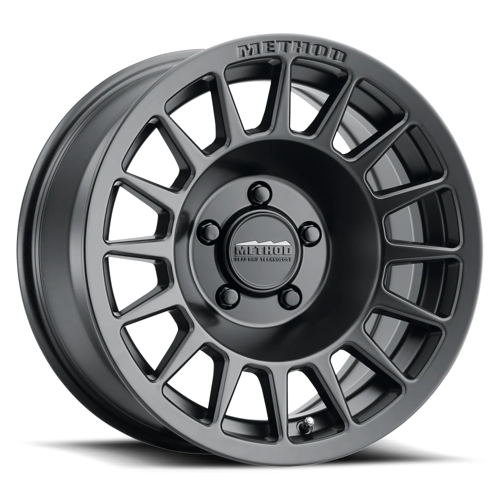 Method MR707 Bead Grip 17x8.5 +38mm Offset 5x108 BP 63.4mm CB 4.72in BS Matte Black Wheel