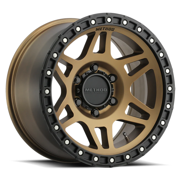 Method MR312 18x9 +18mm Offset 6x5.5 106.25mm CB Method Bronze/Black Street Loc Wheel