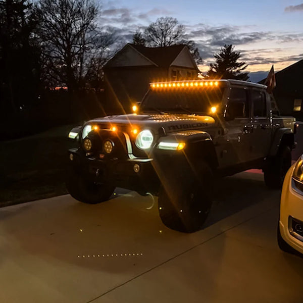 Oracle Jeep Wrangler JL/Gladiator JT Integrated Windshield LED Light Bar System