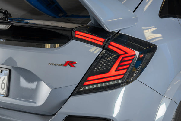 OLM Select V1 Pulse LED Taillights - 2017 - 2021 Honda Civic Hatchback