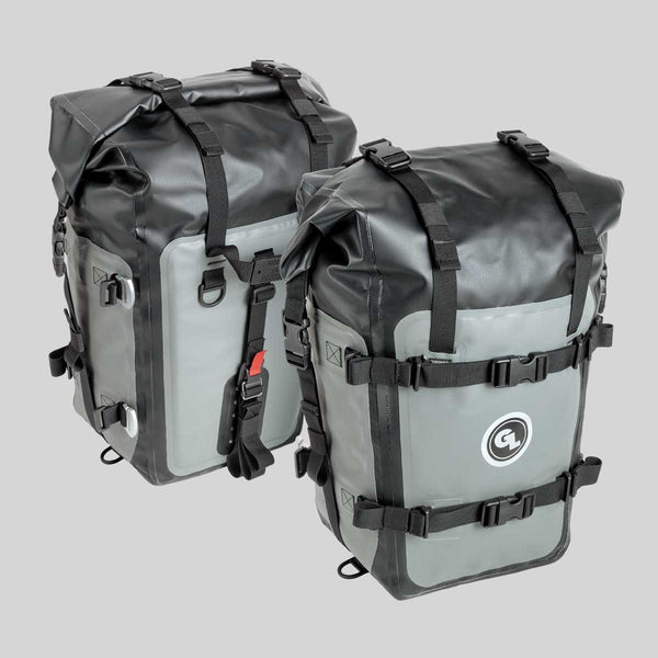 Giant Loop MotoTrekk Panniers 50L - Gray/Black
