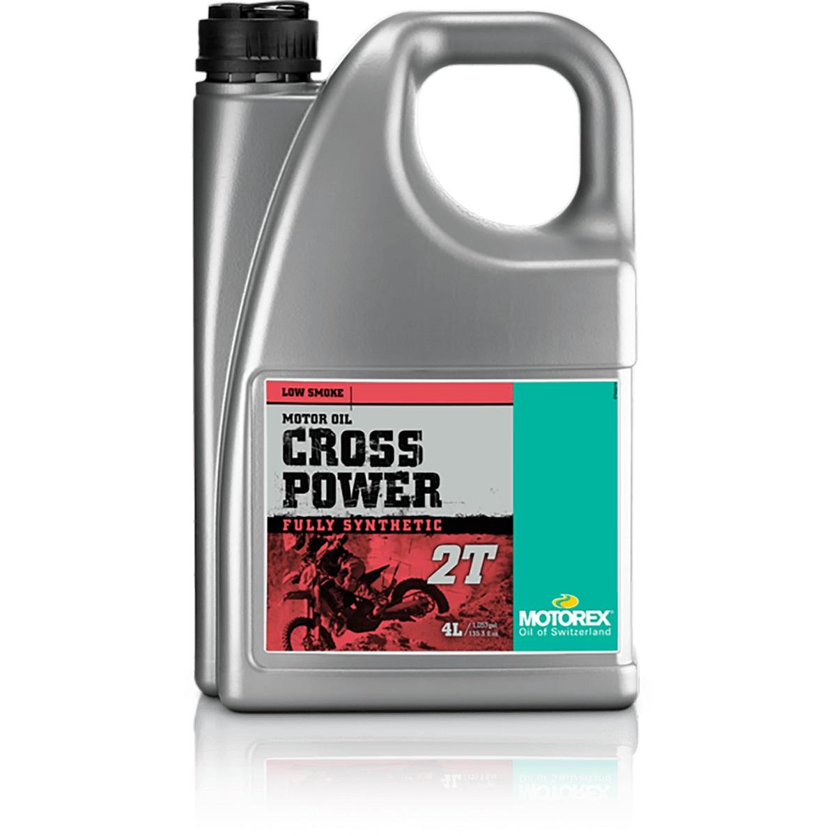 MOTOREX Cross Power 2T 100% Synthetic - 4 Liter ( 4 Pack )