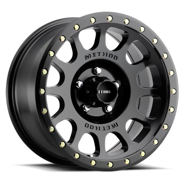 Method MR305 NV 18x9 +18mm Offset 5x5.5 (5x139.7) 108mm CB Matte Black Wheel