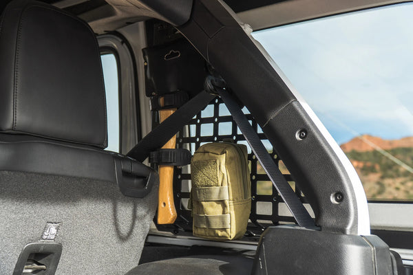 DV8 Offroad 2018 + Jeep Wrangler (JL) 4-Door Rear Window Pocketed Molle Panels