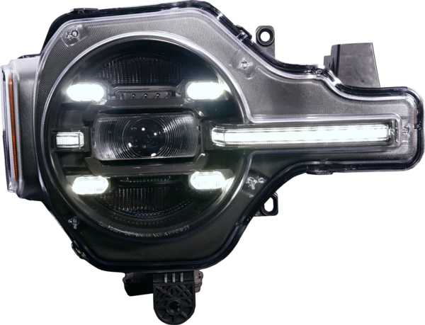 OLM Ford Bronco (2021 + ) Headlights (White DRL) Infinite Series