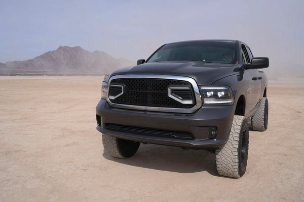 OLM 2009-2014 Dodge Ram Bi-Beam Headlights - Infinite Series (White DRL)