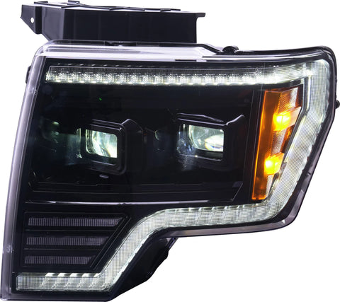 OLM Ford F150 (2009 - 2014) Hybrid Headlights (White DRL) - Essential Series