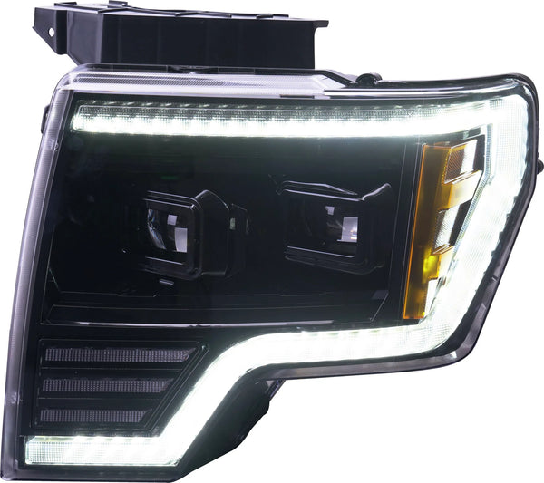 OLM Ford F150 (2009 - 2014) Hybrid Headlights (White DRL) - Essential Series
