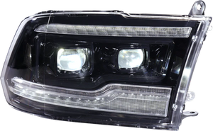 OLM Dodge Ram 1500 / 2500 / 3500 Headlights For 2009 - 2014 White DRL Infinite Series