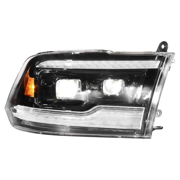 OLM 2009-2014 Dodge Ram Bi-Beam Headlights - Infinite Series (White DRL)