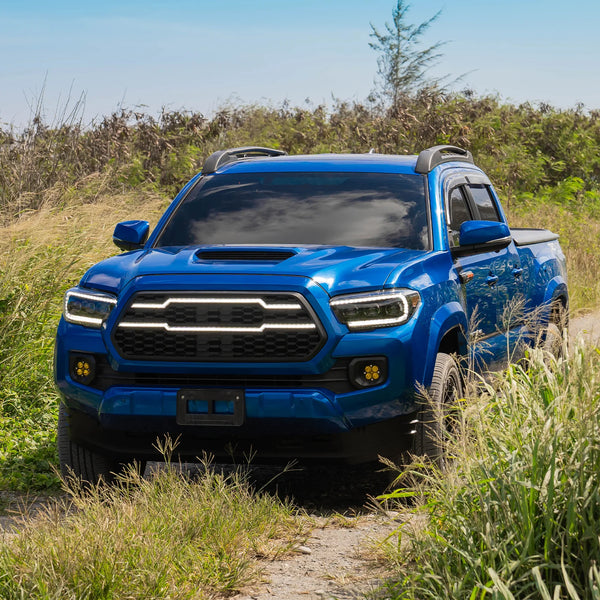 OLM 2016-2023 Toyota Tacoma DRL Grille (White DRL) - Infinite Series