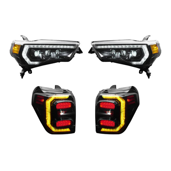 OLM Infinite Series Headlight and Taillight 2pc Bundle - 2014-2020 Toyota 4Runner