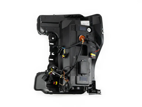 OLM Essential Series Headlight and DRL Grille 2pc Bundle - 2017-2019 Ford Super Duty F250 / F350