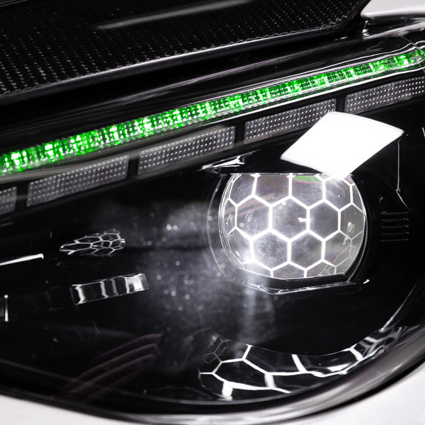 OLM Gamma Series RGB Headlights w Honeycomb Demon Eye - 2013-2021 FR-S BRZ 86