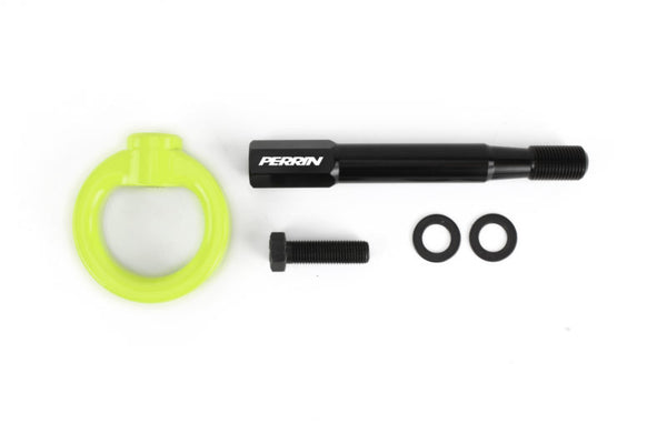 Perrin 2022+ BRZ/GR86 Tow Hook Kit (Front) - Neon Yellow