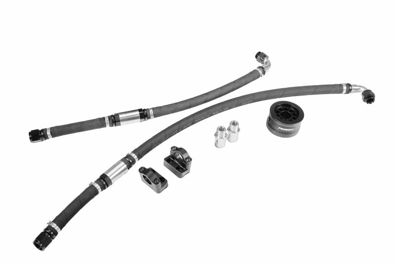 Perrin 2015 - 2024 Subaru WRX Oil Cooler Relocation Kit (Upgrade to Top Mounted)