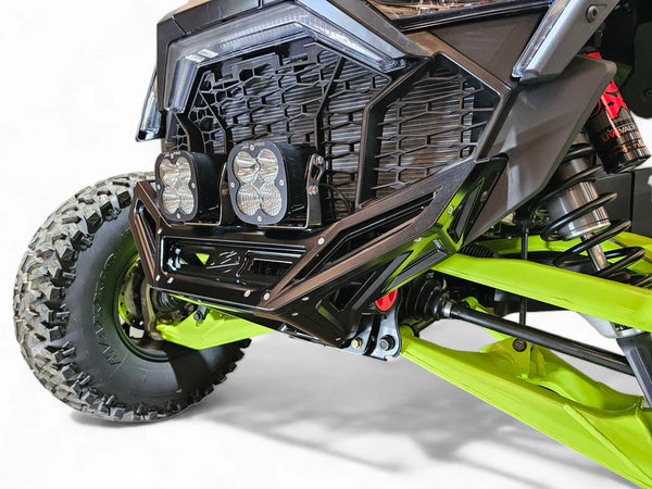 Elektric Offroad 2022-2026 Polaris Rzr Pro R/ Pro S/Turbo R Billet Front Winch Bumper Anodized Black