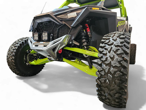 Elektric Offroad 2022-2026 Polaris Rzr Pro R/ Pro S/Turbo R Billet Front Winch Bumper Anodized Clear